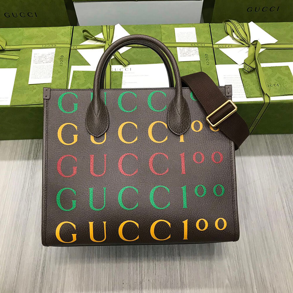 G*u*i 100 small tote bag