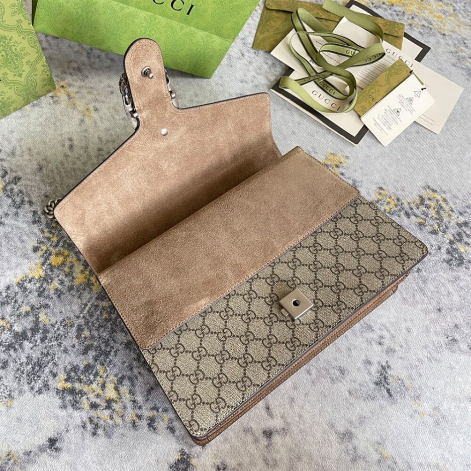GG Supreme Medium Dionysus Shoulder Bag