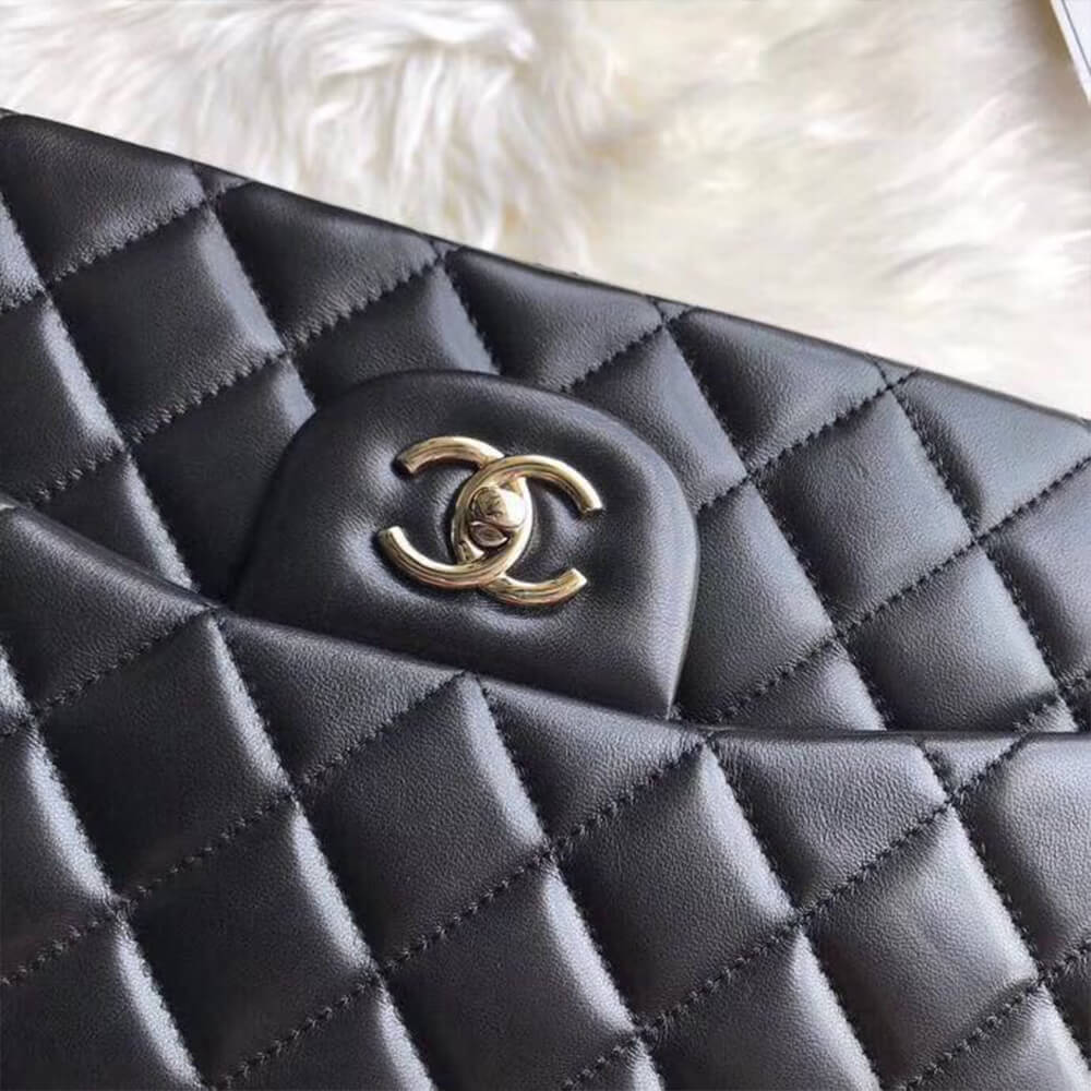 CHANEL Classic Maxi Handbag  (Tax-Free Grade)