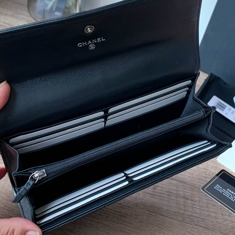 Chanel classic long wallet