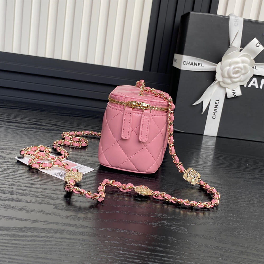 CHANEL Small Vanity with Chain(HIGH-END GRADE)