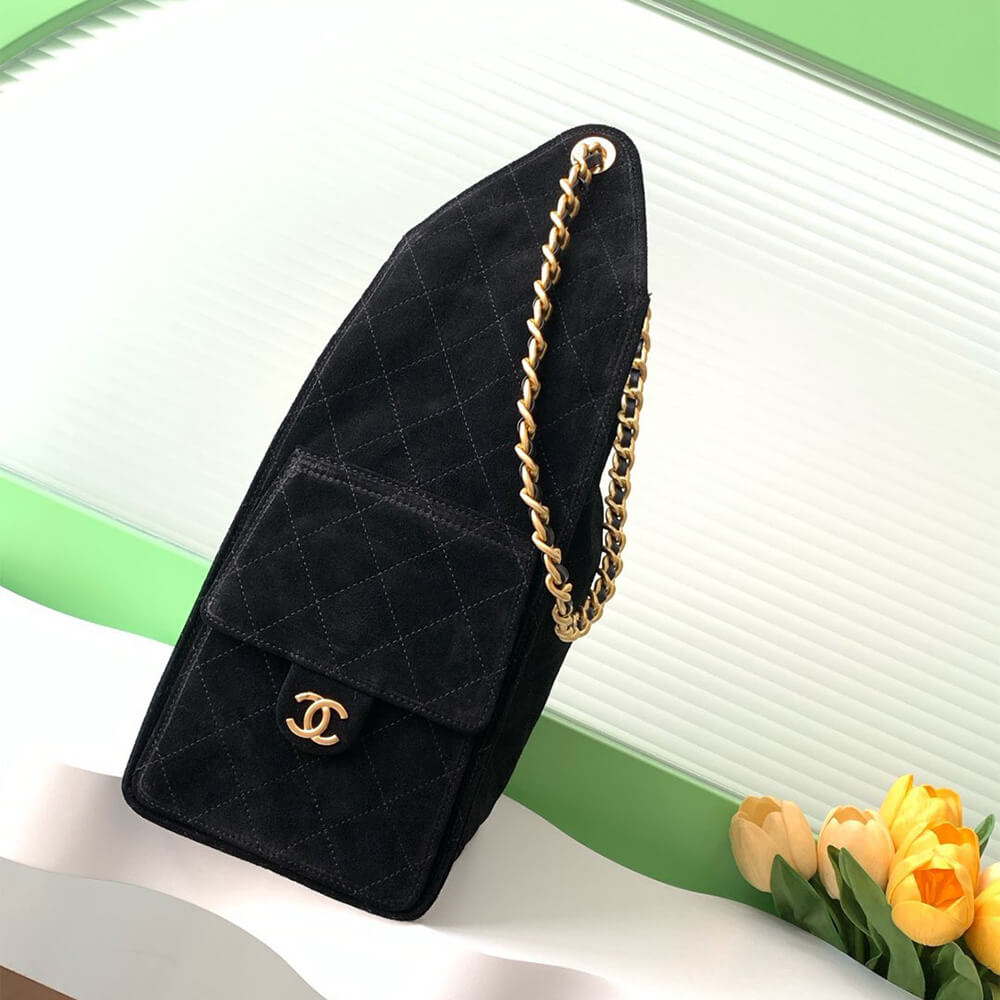 CHANEL 25 Medium Handbag SUEDE(high-end grade)
