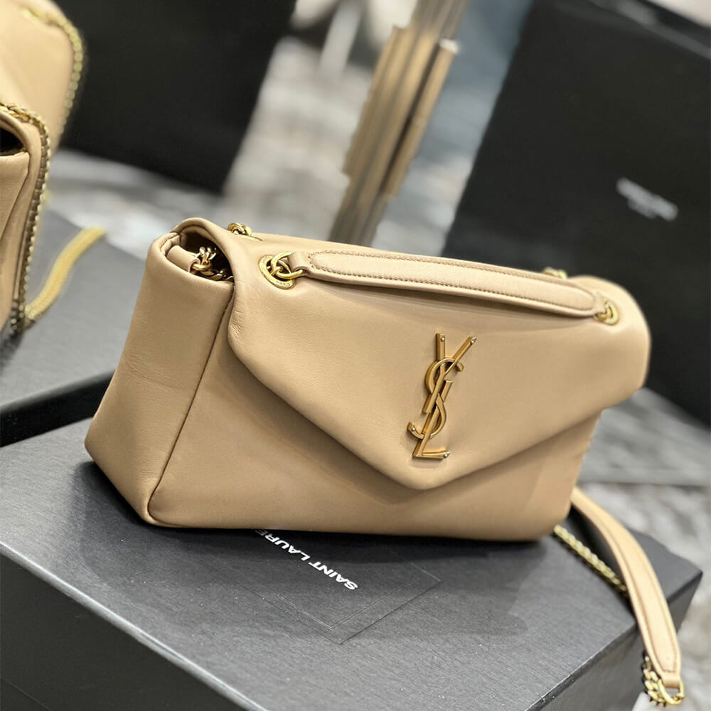 YSL calypso small in plunged lambskin
