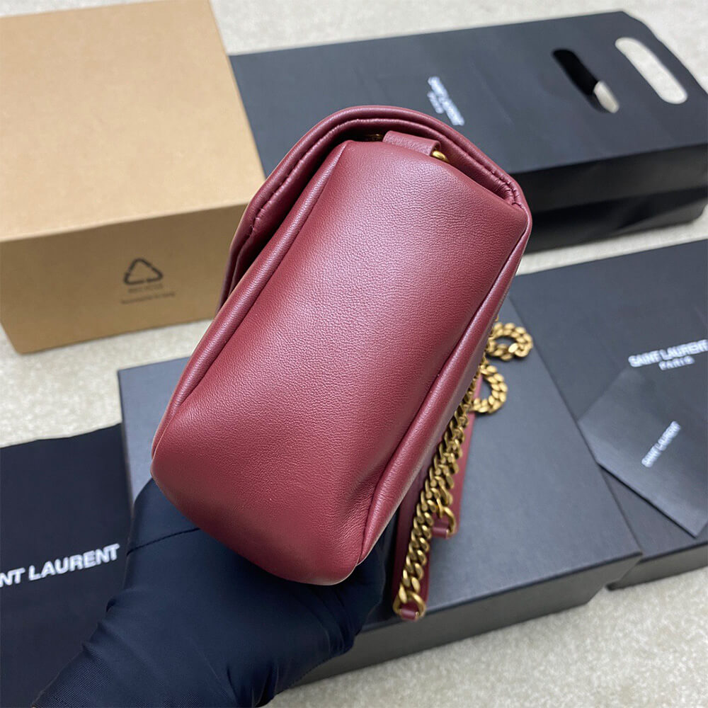 YSL calypso small in plunged lambskin